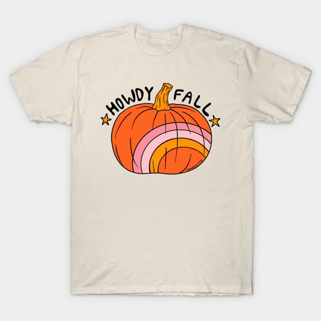 Howdy Fall T-Shirt by Doodle by Meg